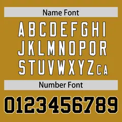 Old Gold Classic Authentic Football Jersey 4