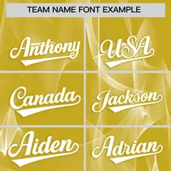 Old Gold Fumes Graffiti Pattern Authentic Baseball Jersey 3