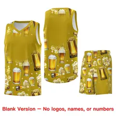 Old Gold National Beer Day Beer Bubble Basketball Jersey 7
