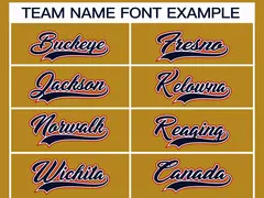 Old Gold Navy White-Red Classic Style Hockey Jersey 3