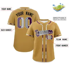 Old Gold Pride Month Baseball Jersey 2