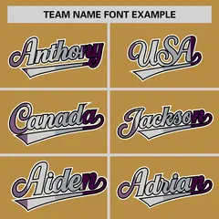 Old Gold Pride Month Baseball Jersey 3