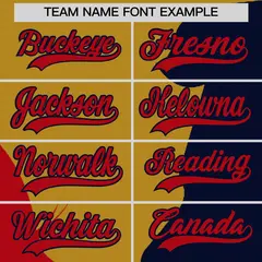 Old Gold Red Navy Couple Silhouettes Valentine's Day Baseball Jersey 4