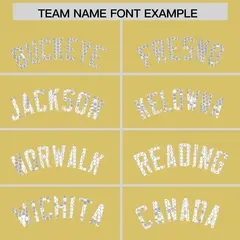 Old Gold Sequined Trim Athletic Basketball Jersey 3