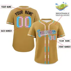 Old Gold Transgender Pride Month Classic Baseball Jersey 2