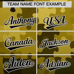 Old Gold White Black Puzzle Elements Baseball Jersey 3