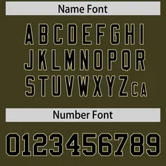 Olive Black-Khaki Camo Authentic Football Jersey 4