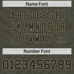 Olive Black-Khaki Zebra Stripes Authentic Football Jersey 4