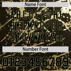 Olive Black Metallic Gold Splatter Baseball Jersey 5