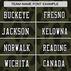 Olive Black Raglan Sleeves Camo Authentic Football Jersey 3