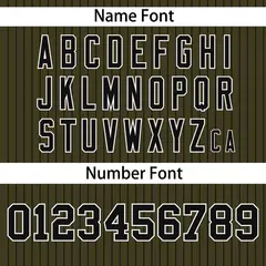 Olive Black Stripe Authentic Pullover Baseball Jersey 4