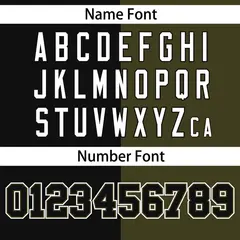 Olive Black Stripe-Solid Combo Authentic Baseball Jersey 4