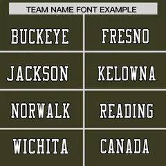 Olive Classic Authentic Football Jersey 3