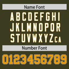Olive Classic Authentic Football Jersey 4