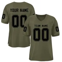 Olive Classic Mesh Authentic Football Jersey