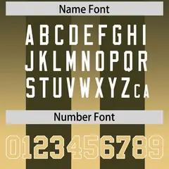 Olive Khaki Gradient Vertical Stripe Fashion Football Jersey 4