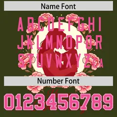 Olive Pink Mother's Day Baseball Jersey 4
