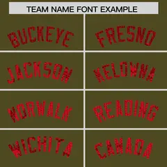Olive Sequined Trim Athletic Basketball Jersey 3