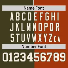 Olive Texas Orange Symmetrical Gradient Baseball Jersey 4