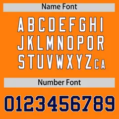 Orange American Flag Design Baseball Jersey 4