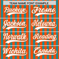 Orange Aqua American Flag Graffiti Baseball Jersey 3