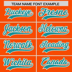 Orange Aqua American Flag Raglan Sleeves Baseball Jersey 3