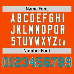 Orange Aqua Raglan Sleeves Authentic Baseball Jersey 4