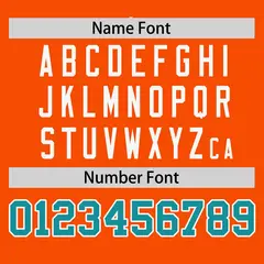 Orange Aqua-White Stripe Raglan Sleeves Baseball Jersey 4