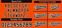 Orange Authentic Classic Pullover Baseball Jersey 3