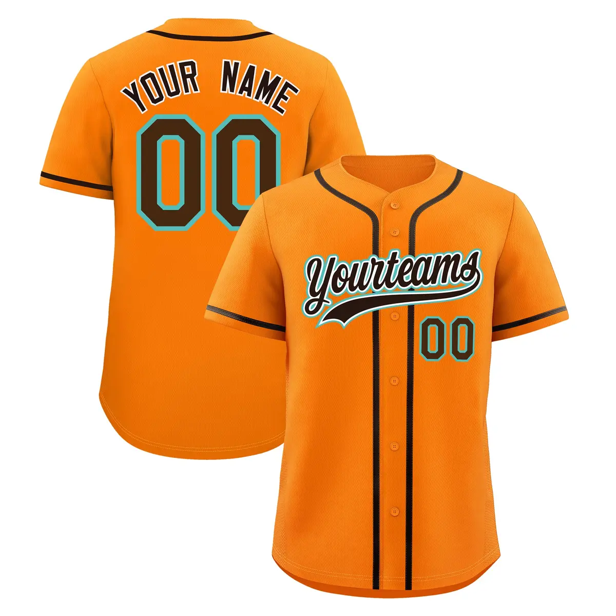Orange Baseball Jersey