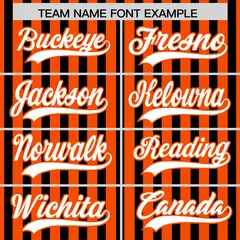 Orange Black American Flag Graffiti Baseball Jersey 3