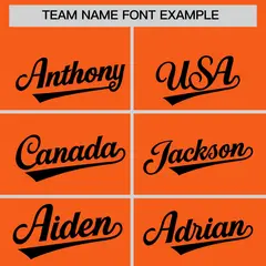 Orange Black Graffiti Wind Mark Baseball Jersey 3