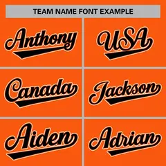 Orange Black-Orange Varsity Full-Snap Letterman Jacket 3