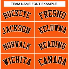 Orange Black-Orange Varsity Full-Snap Letterman Jacket 3