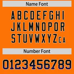Orange Black Purple Gradient Sides Football Jersey 4