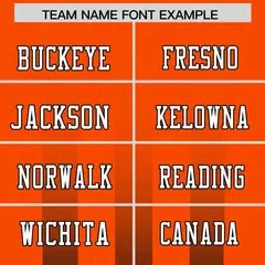 Orange Black Vertical Fine Stripe Gradient Football Jersey 3