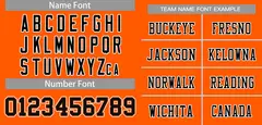 Orange Black-White Classic Style Mesh Football Jersey 3