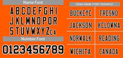 Orange Black-White Classic Style Mesh Football Jersey 3