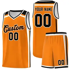 Orange Black White Color Charge Series Basketball Jersey