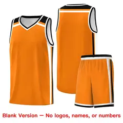 Orange Black White Color Charge Series Basketball Jersey 7