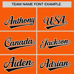 Orange Black White Gradient Raglan Varsity Letterman Jacket 3