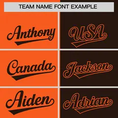 Orange Brown Split Coconut Tree Baseball Jersey 3