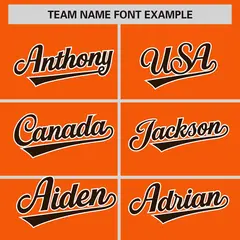 Orange Brown-White Color Block Varsity Full-Snap Letterman Jacket 3