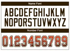 Orange Brown-White Drift Fashion Mesh Football Jersey 3