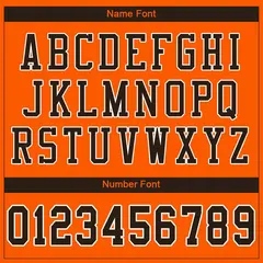 Orange Brown-White Mesh Football Jersey 3