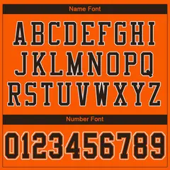Orange Brown-White Mesh Football Jersey 3