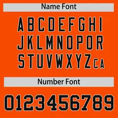 Orange Classic Authentic Baseball Jersey 4