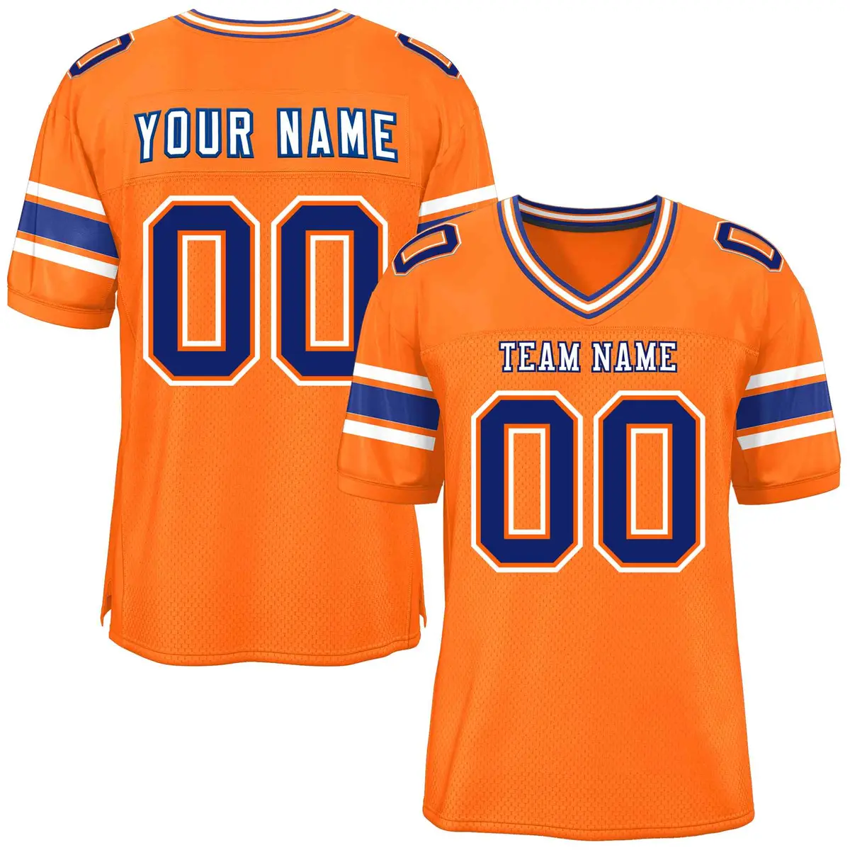 Orange Classic Authentic Football Jersey