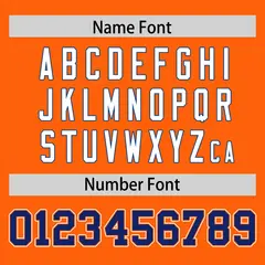 Orange Classic Authentic Football Jersey 4