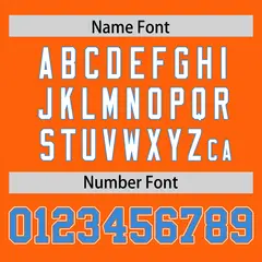 Orange Classic Authentic Football Jersey 4